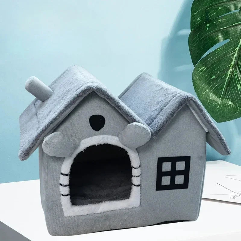 Casinha dobrável superconfortável para cães e gatos médios - Petzin ®