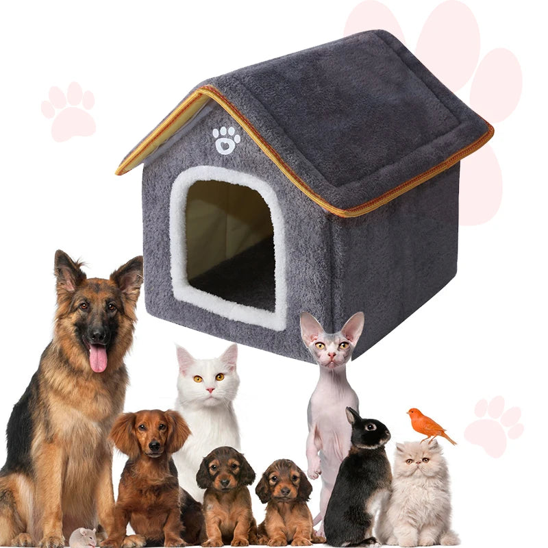 Casinha para cães e gatos de tecido confortável - Petzin ®